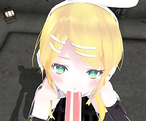 3d ფორმატი Vocaloid Rin-ი