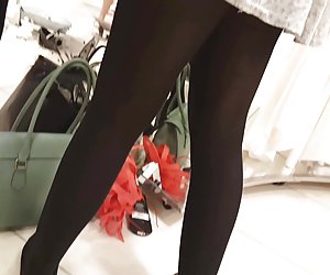 Sexy girl სუპერ მინი ქვედაკაბა და შავი შარვალი