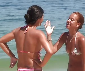 ცხელი bikini Beach Teens hd